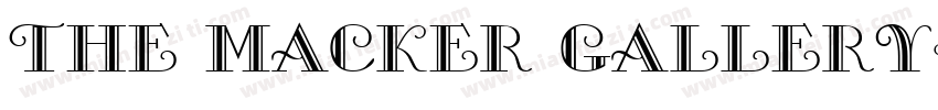 The Macker Gallery字体转换